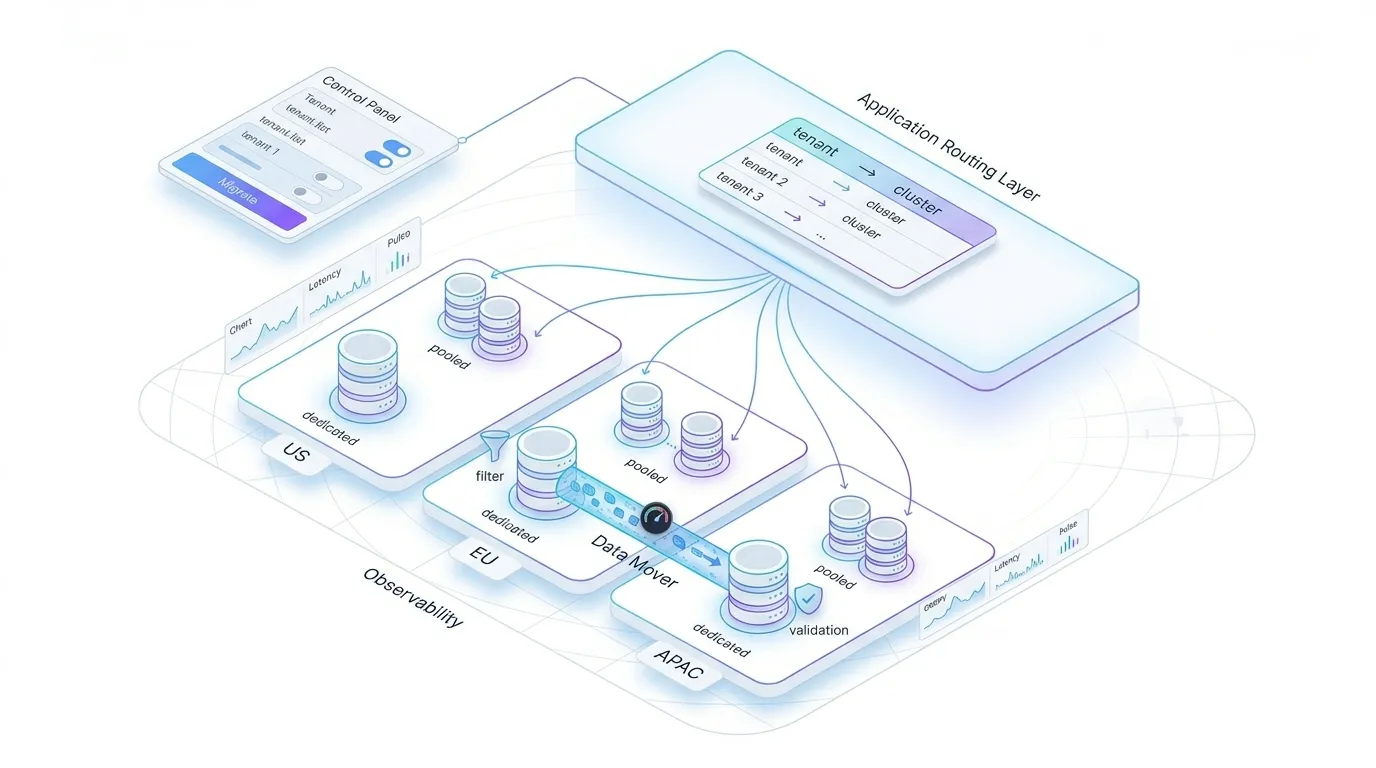 One Database Is a Liability: Splitting Tenant Data Across Clusters Without Losing Your Mind